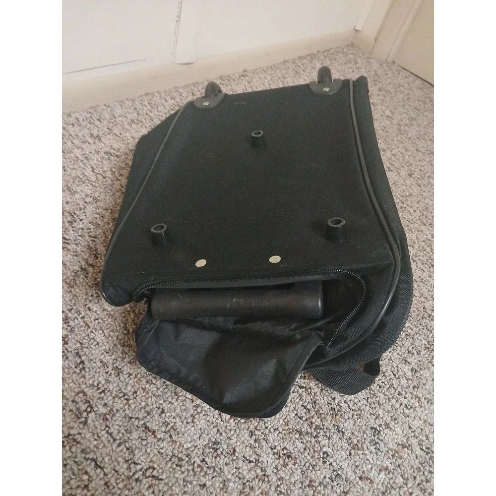 Disneyland Resort Rolling Luggage Duffle Bag w/Extension Mickey Celebrate Disney